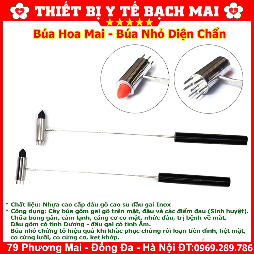Dụng Cụ Diện Chẩn Búa Hoa Mai - Búa Nhỏ - Búa Gôm Gai