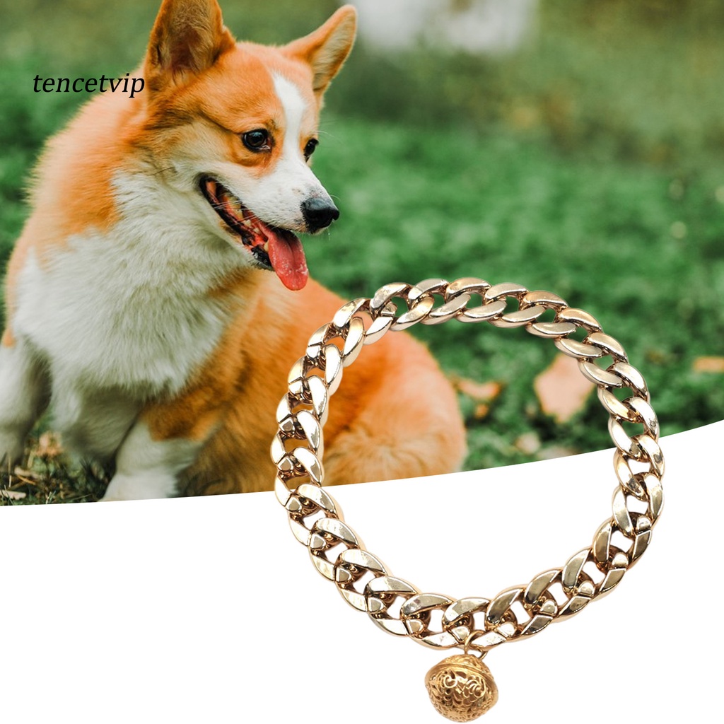 Vòng Cổ Có Chuông Bằng Nhựa Sáng Bóng Cho Thú Cưng