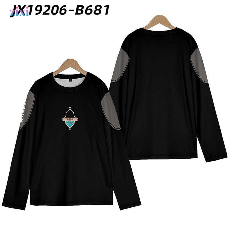 Áo Khoác Sweater In Hoạt Hình Yuanshen Stray Soldier Thời Trang Xuân Thu Cho Nam Và Nữ