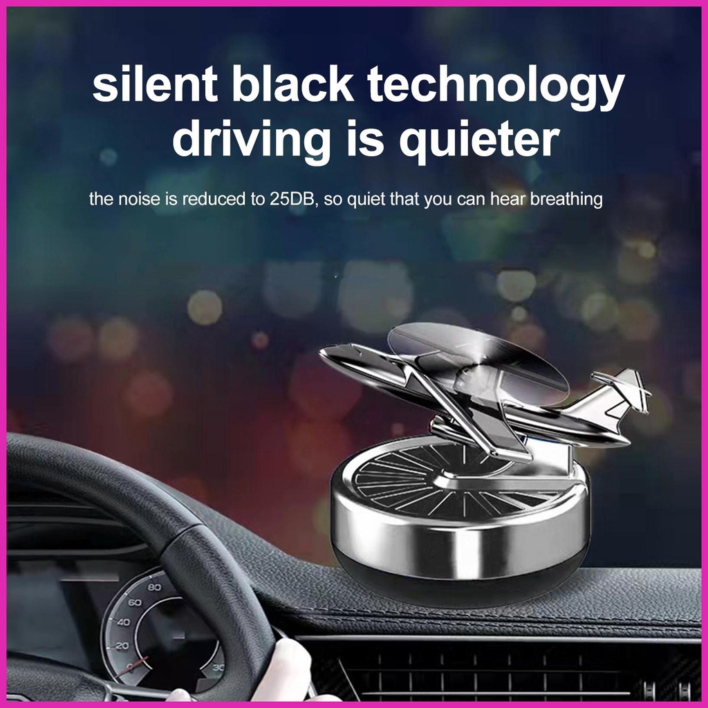 Máy Khuếch Tán Hương Thơm Xe Hơi / Máy Bay Năng Lượng Mặt Trời Xoay Được Dễ Sử Dụng