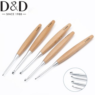  Màu Gỗ Tay Cầm Bằng Gỗ Móc Handmade DIY Đan Dụng Cụ Móc Áo Len Len Sợi Len Móc Bộ 3.0-12.0mm Đa Đặc Điểm Kỹ Thuật Tay Cầm Bằng Gỗ Móc 