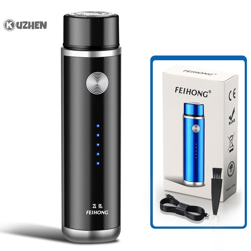 Kuzhen Máy Cạo Râu mini Toàn Thân Sạc usb Cho Nam