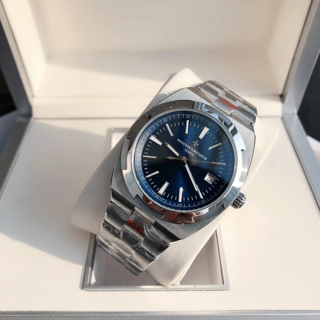 Đồng Hồ Đeo Tay Vacheron 904 Mặt Đá Sapphire Tráng Gương Kích Thước 41mm