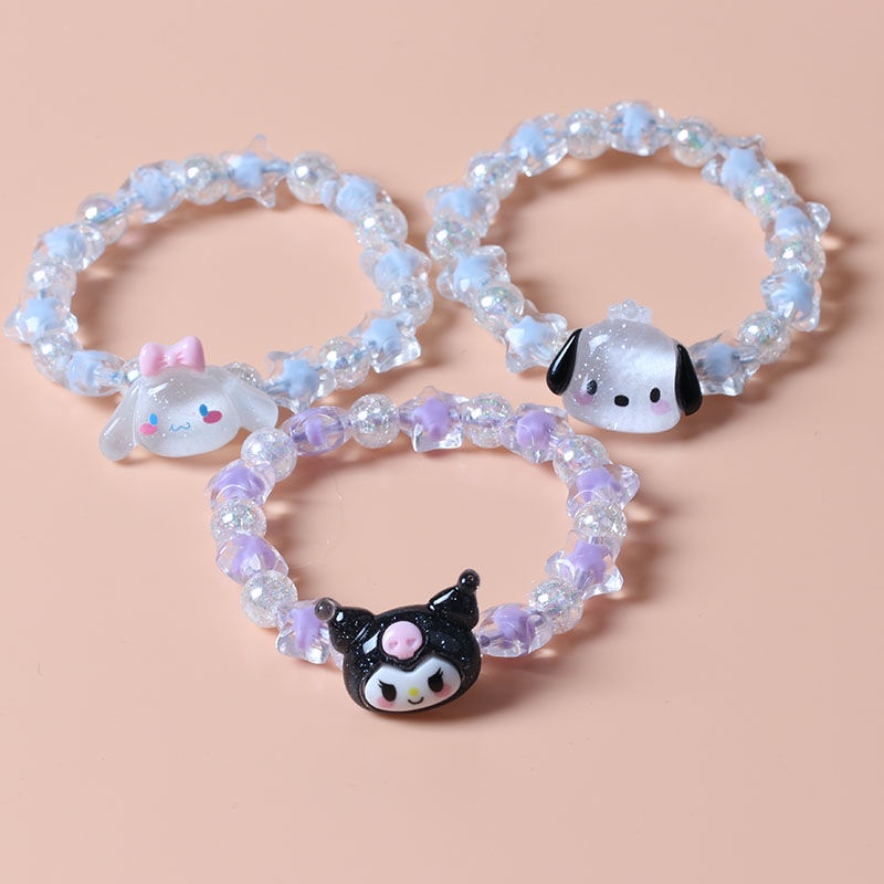 Sanrio series vòng tay phụ nữ vòng tay ngọc trai thời trang khóa vòng tay nữ phụ kiện thời trang trang trí
