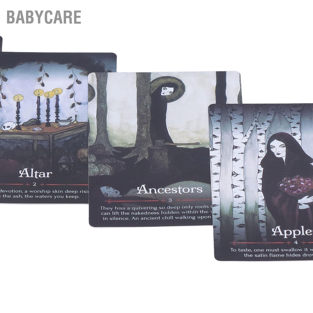 Babycare Bói Bài Tarot Mùa Phù Thủy Kể Tương Lai Bí Ẩn Mật Thế Giới Cho Trò Chơi Quà Tặng