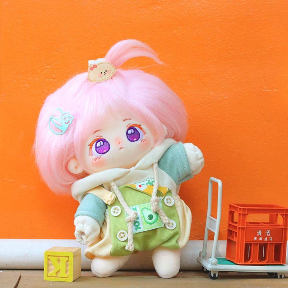 Áo Hoodie Cotton 20cm Kiểu Dáng Hoạt Hình Xinh Xắn Dành Cho Búp Bê UUMIR