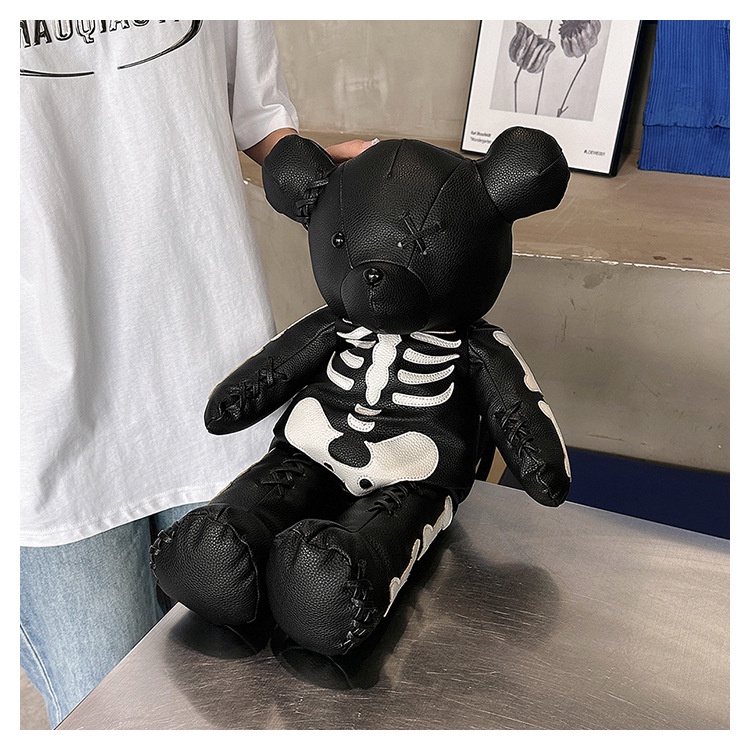 Ba Lô Hình Gấu Bông Phong Cách Harajuku Âu Mỹ Cho Nữ