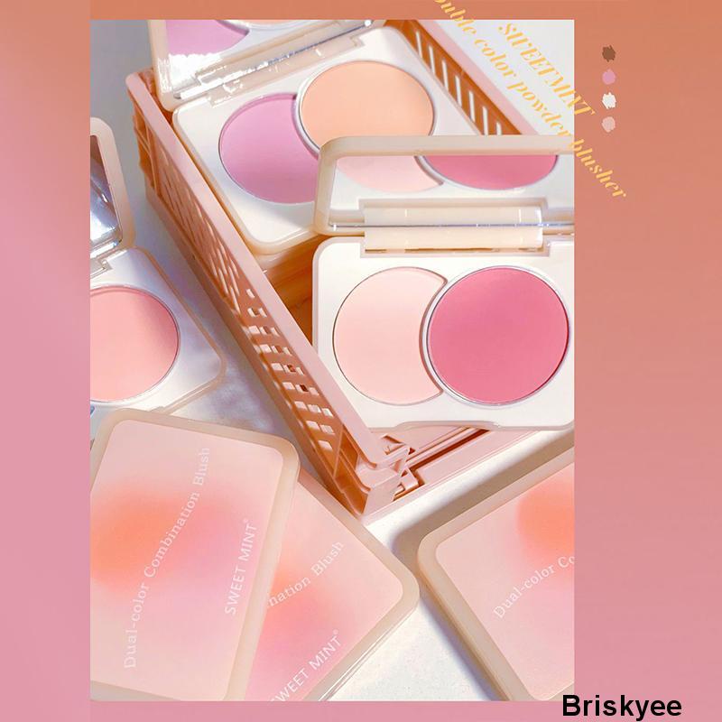 🎶Bảng Phấn Má Hồng Sweet Mint 2 Màu Phấn Mịn Nhẹ Nhàng Trang Điểm Tự Nhiên