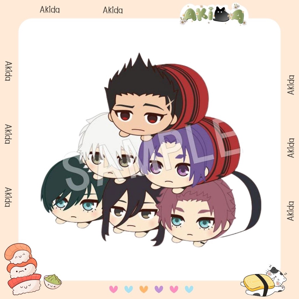 Gấu bông nhân phẩm - Mochi kororin vol 2 - blue lock