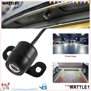WTTLE Camera Chiếu Hậu Màu Đen Độ Nét Cao 12V IP68 170 Độ 4LED Cho Xe Hơi