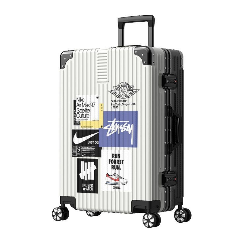 Vali LOGO hợp thời trang 20/22/24/26/28 inch vali kéo di động vali sức chứa lớn cho bé trai và bé gái