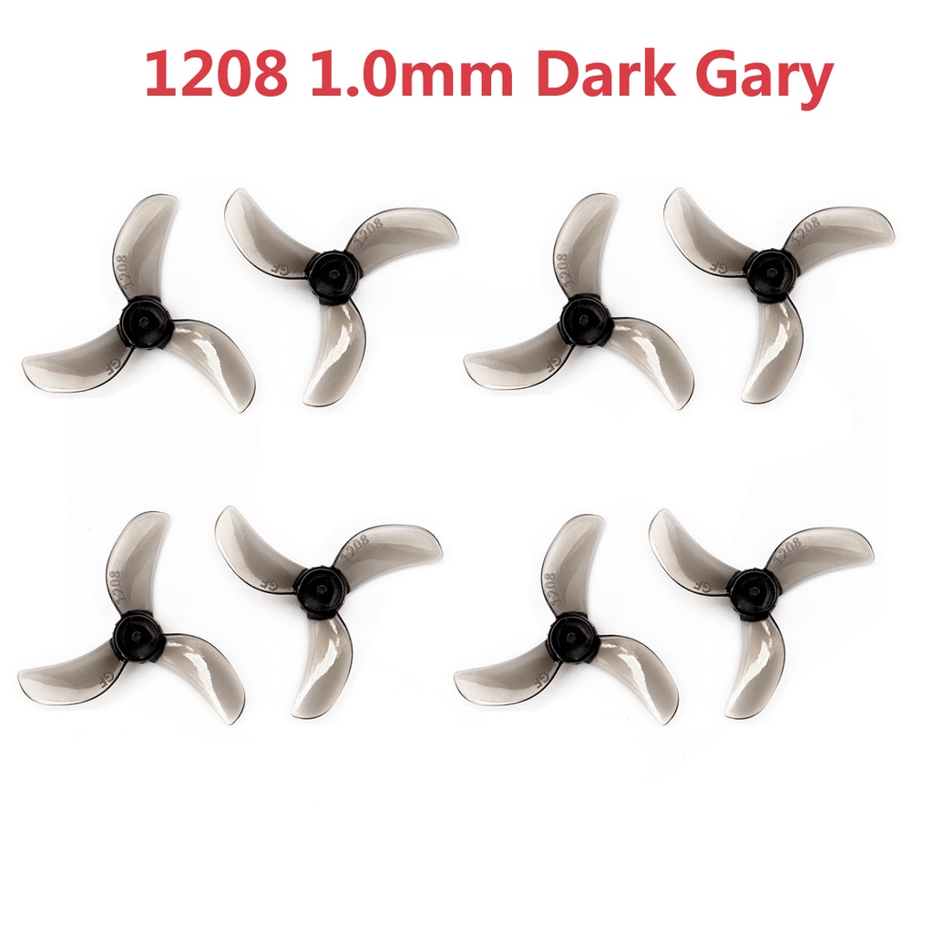 Gemfan 4 Cặp  1208 3-Blade / 1209 4-Blade 31mm Cánh quạt PC 0.8mm 1mm 1.5mm cho FPV Freestyle Tinywoop Đồ chơi máy bay