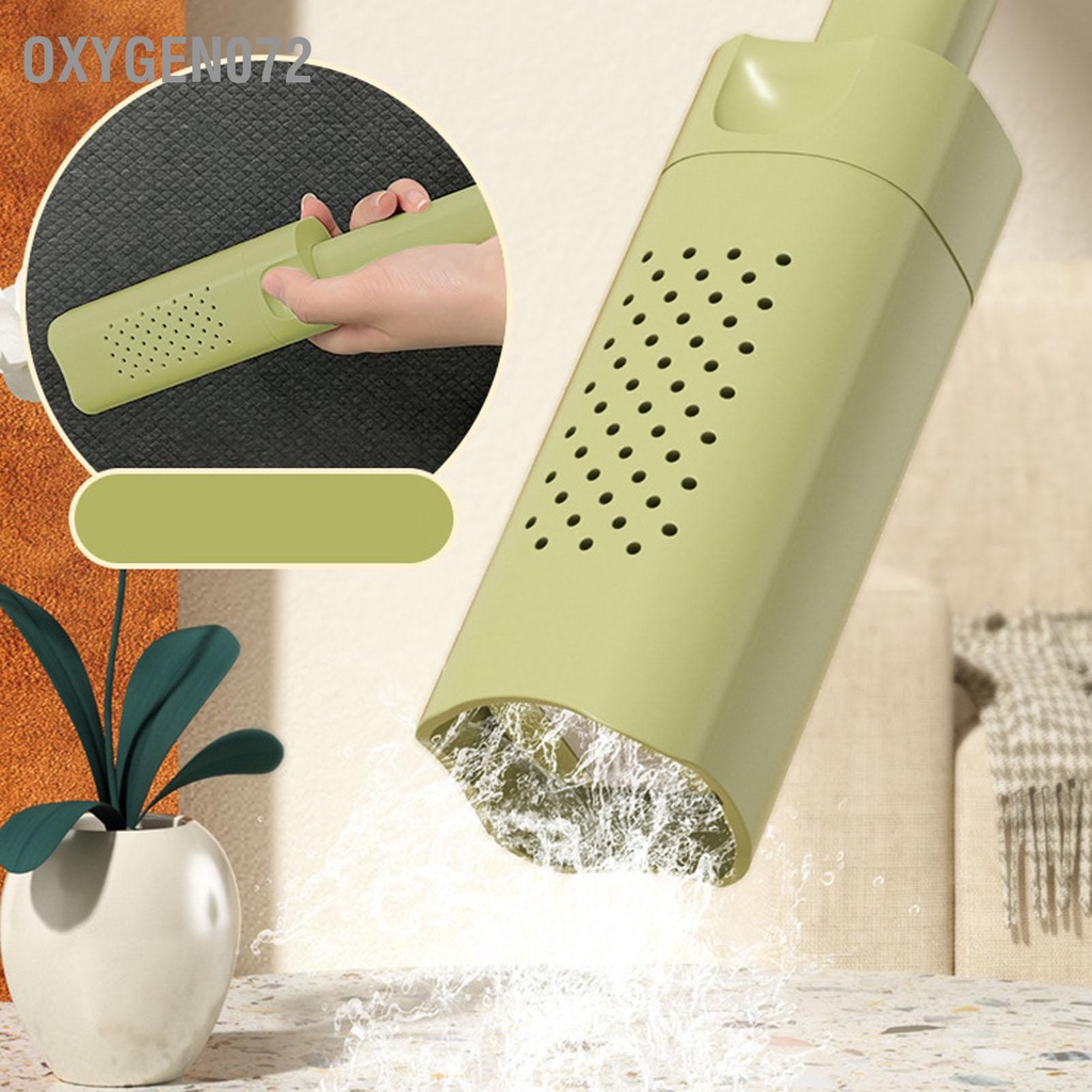 Cây lau kính tự vắt mini gấp gọn - Cây Lau Nhà Mini - Màu Xanh Thấm Nước Mạnh Cho Bếp Phòng Tắm Xe Hơi - Oxygen072