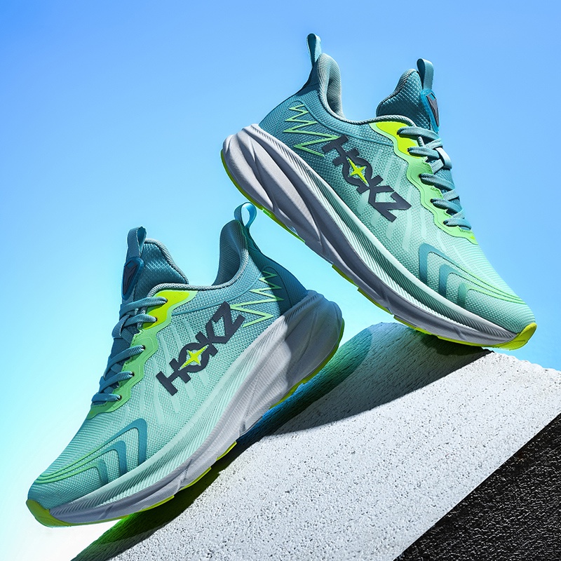 Giày đôi Giày chạy marathon đường dài Giày thể thao giảm xóc nam và nữ Size 36-45