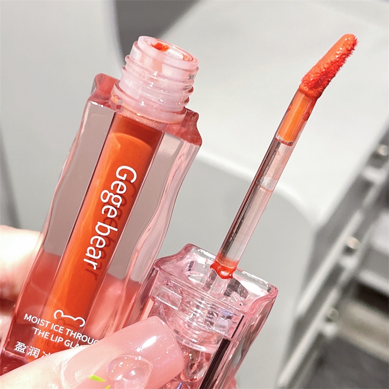 Son Môi ABPOPA Ge BEAR Dưỡng Ẩm Lâu Phai Thiết Kế Vỏ Son Hình Que Kem Xinh Xắn