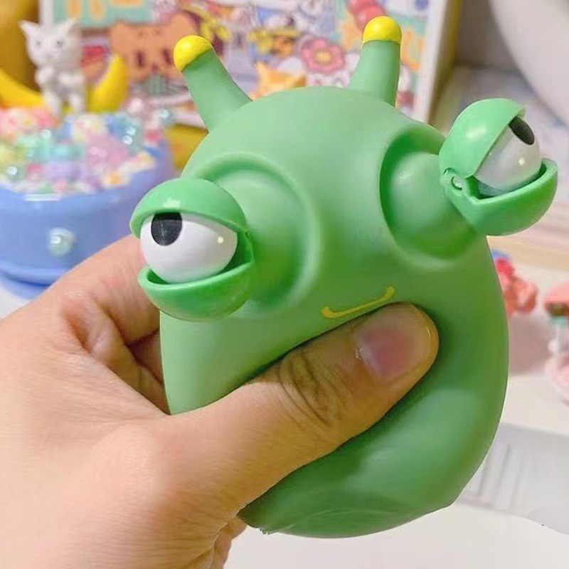 Đồ Chơi Con Sâu Giải Tỏa Căng Thẳng Màu Xanh Lá Cây Đáng Yêu