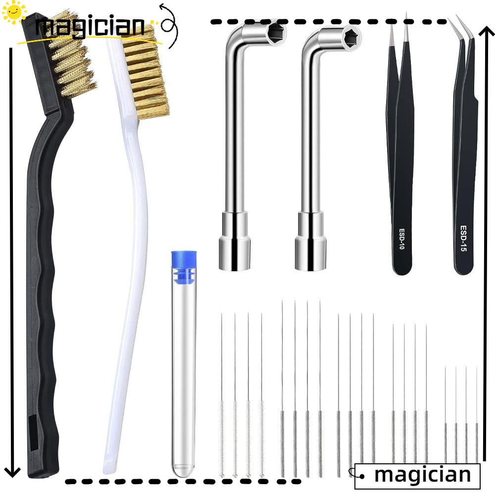 Bộ 26 Dụng Cụ Làm Sạch Vòi Phun Bằng Thép Không Gỉ 2 Chữ L Chất Lượng