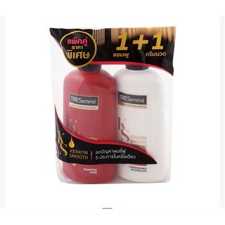 Dầu Gội và Xả Tresemmé Đỏ Keratin