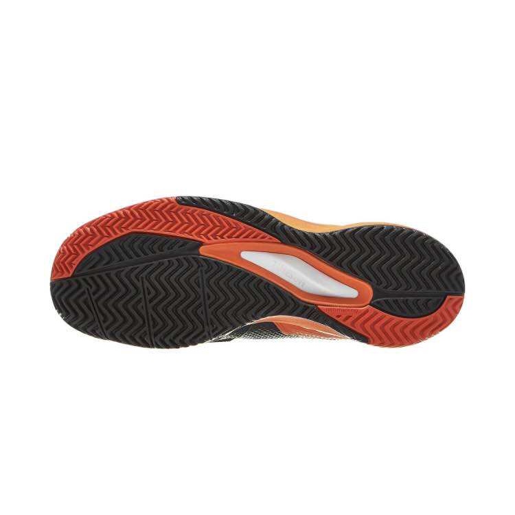 Giày tennis Wilson Rush 4.0 màu đen pha cam
