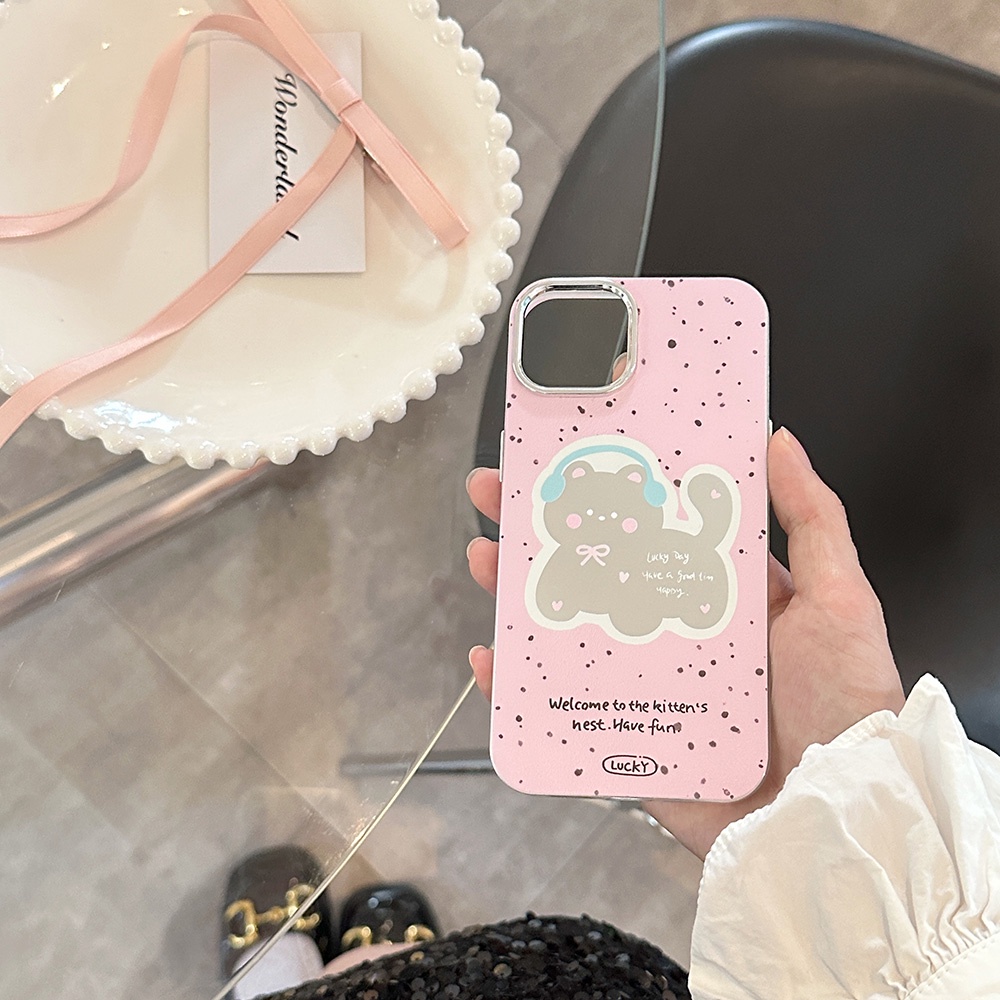 Ốp Điện Thoại Cứng In Hình Mèo Cho IPhone 11 12 12Pro 12ProMax 13 13Pro 13ProMax 14 14Pro 14ProMax