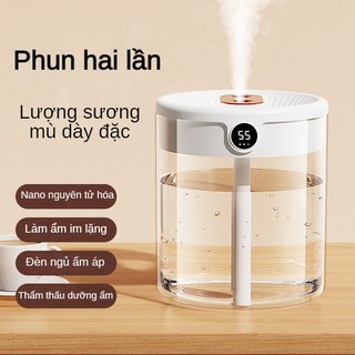 Youpin Máy Phun Sương Tạo Độ Ẩm Không Khí 2L Sạc usb Có Màn Hình Kỹ Thuật Số Đêm Không ồn Tiện Lợi