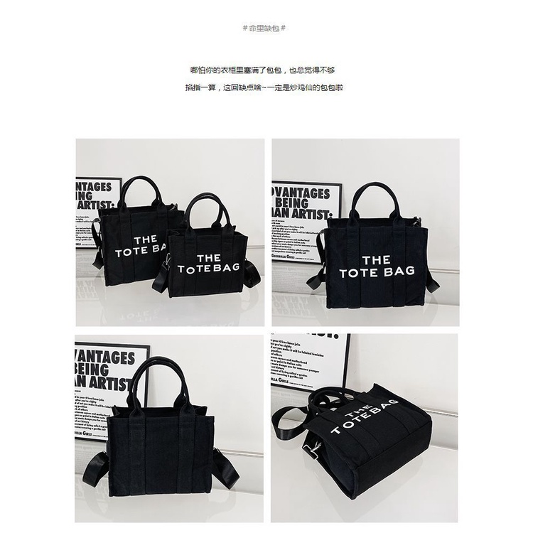 Túi tote vải dung tích lớn túi xách túi đeo chéo thường