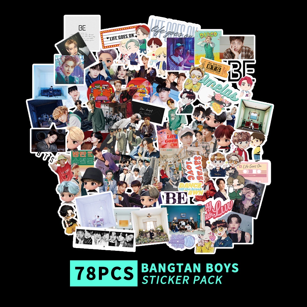 Kpop bangtan boys v jimin proof festa stickers shaped big head stickers self-adhesive diy handbook stickers