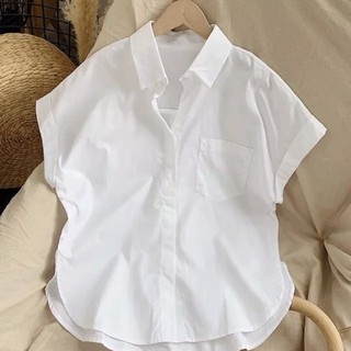 Áo sơ mi tay hến LACHI dáng rộng phong cách sang trọng ASM21