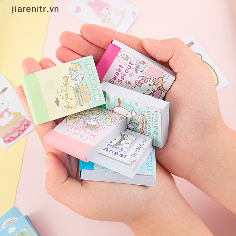 Bộ Sticker Dán Trang Trí Sổ Tay / Nhật Ký Hình Hạt Đậu Kulomi Dễ Thương DIY