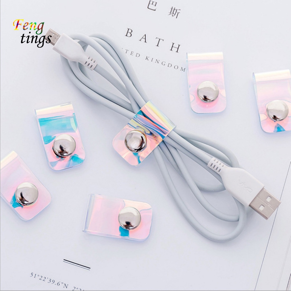 Dụng Cụ Quấn Dây Cáp Bằng PVC Laser Phân Loại Dây Cáp Tai Nghe Đa Năng Dành Cho Gia Đình