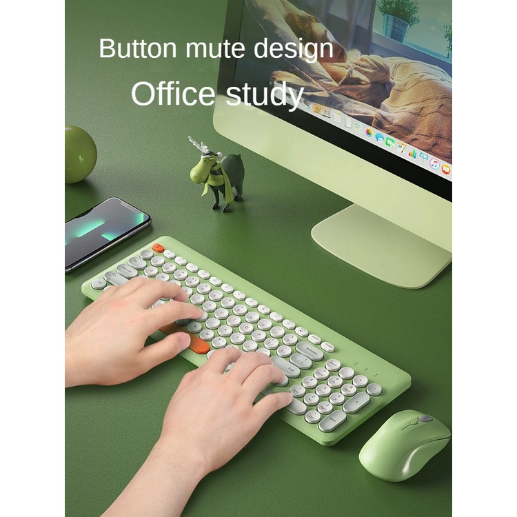 Bộ Bàn Phím Và Chuột Không Dây Kết Nối usb k221