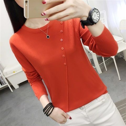 Áo Dệt Kim Dáng Rộng Thời Trang Xuân Thu 2023 Dễ Phối Đồ Cho Nữ Có Size 43-80kg