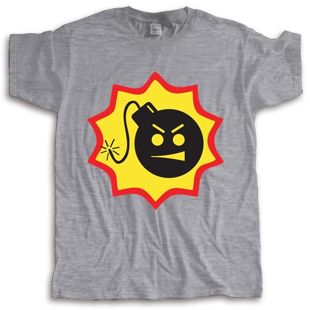 Áo phông mới áo phông đen cho nam logo trò chơi serious sam, game thủ fps shooter game bomb fashion tee-shirt nam áo mùa hè