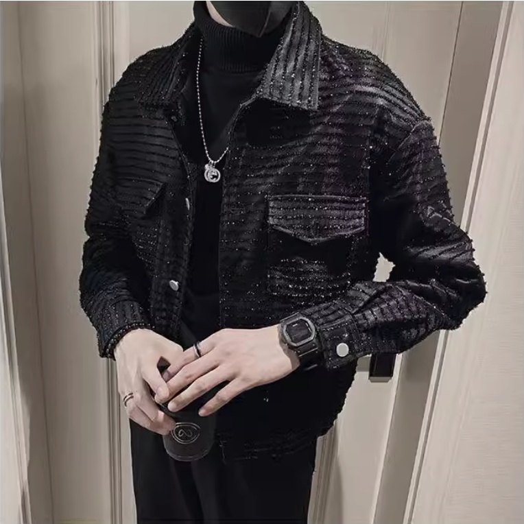 2023 Fashion Áo Khoác Bóng Chày Nam Phong Cách Hàn Quốc Thời Trang áo khoác dày lớp kép Thu Đông Cho Nam simple áo khoác bomber bigsize áo khoác nam đẹp from rộng áo khoác jacket nam