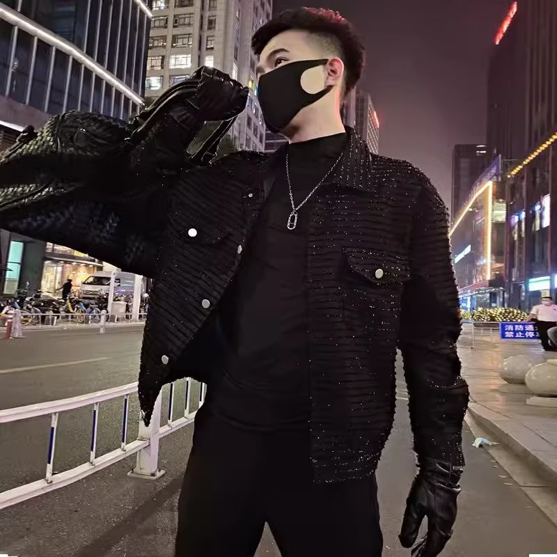 2023 Fashion Áo Khoác Bóng Chày Nam Phong Cách Hàn Quốc Thời Trang áo khoác dày lớp kép Thu Đông Cho Nam simple áo khoác bomber bigsize áo khoác nam đẹp from rộng áo khoác jacket nam