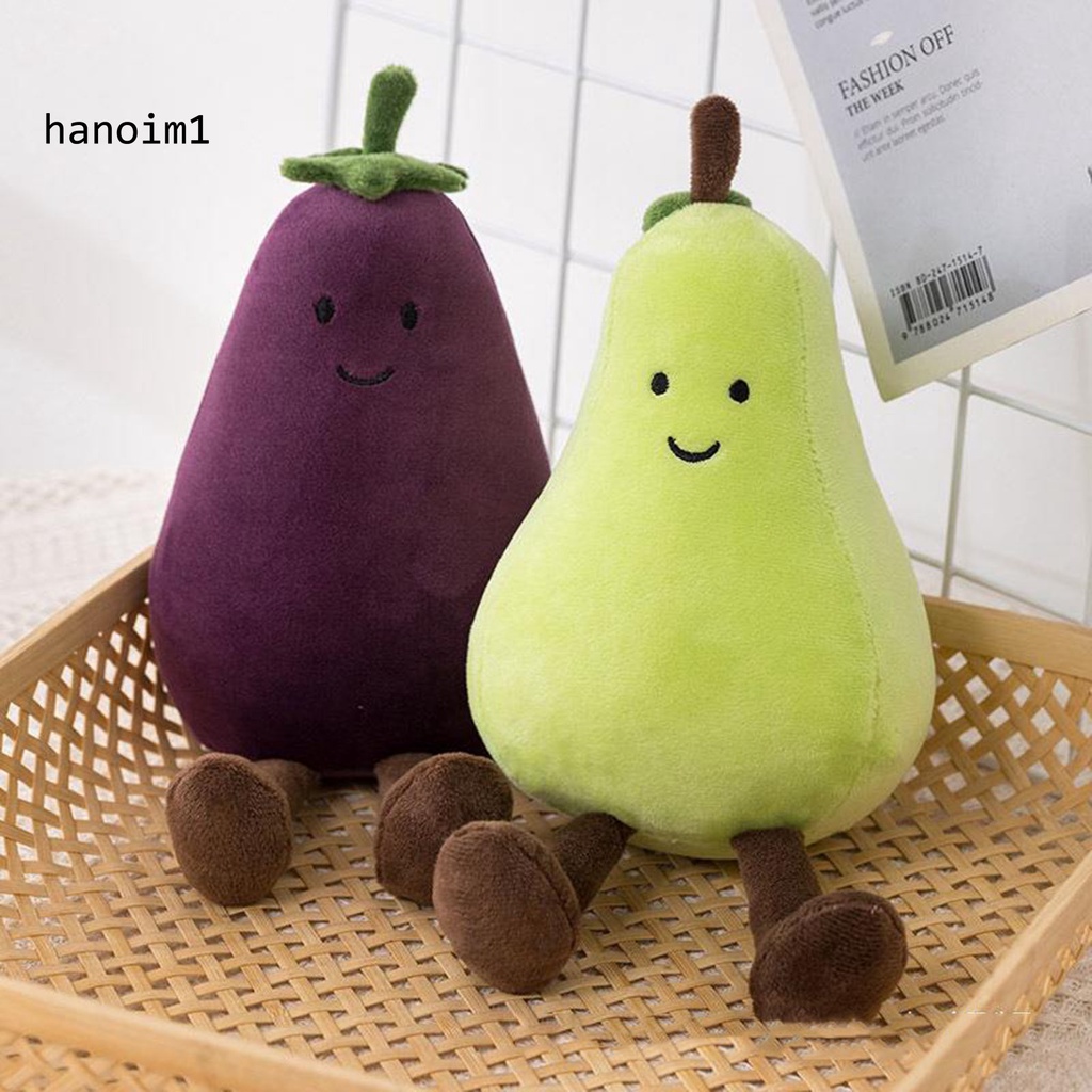 Ys2 trái cây đồ chơi sang trọng chuối đào lê đáng yêu cà tím búp bê hoạt hình plushies trang trí trái cây mềm nhồi bông búp bê bữa tiệc trang trí bàn nhà quà tặng sáng tạo