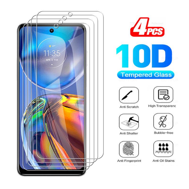 Phim dán kính cường lực 4pcs cho motorola moto g fast play pro power pure stylus 5g plus kính bảo vệ chống xước