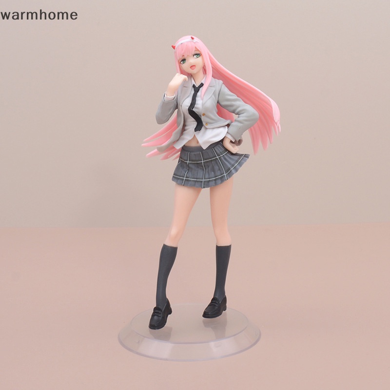 Warmhome 18cm darling in the franxx 02 anime girl hình đồng phục học sinh zero two sexy action figure người lớn mô hình sưu tầm đồ chơi búp bê quà tặng rft