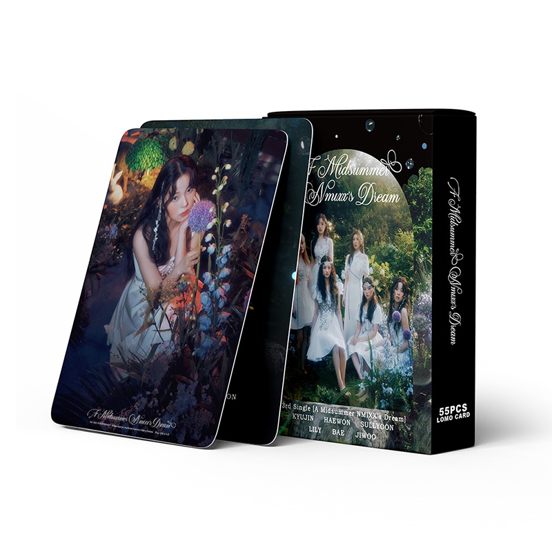 NMIXX Card Set 55 Tấm Thẻ Ảnh A Midsummer NMIXX's Dream Kpop Lomo Card Hình Nhóm Nhạc