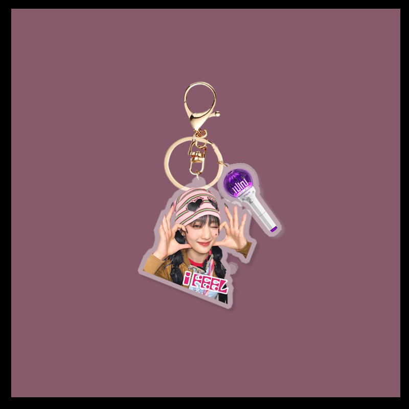 Kpop  i-dle minnie new acrylic keychain key bag mặt dây chuyền