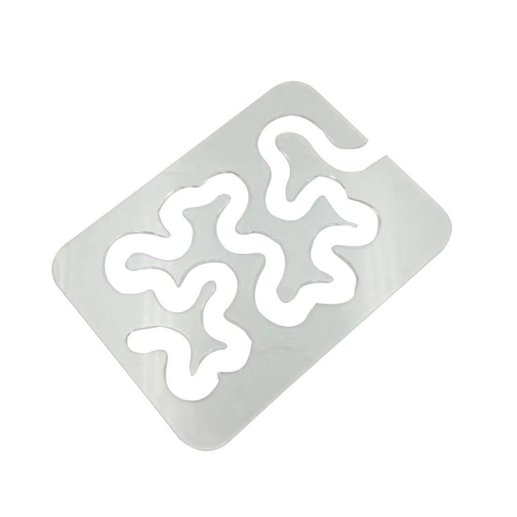 Thước Đo May Vá Thủ Công Bằng Acrylic Có Thể Tái Sử Dụng Cho Người Mới Bắt Đầu