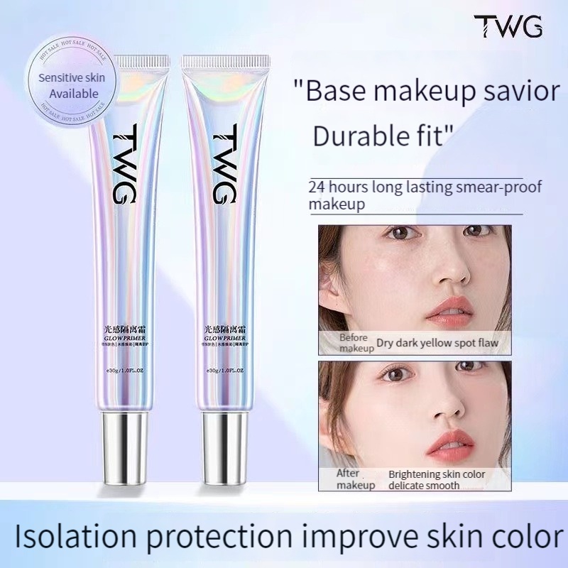 Kem lót TWG 30G trang điểm kiềm dầu nâng tông che lỗ chân lông làm mịn da,dưỡng ẩm làm sáng da lâu trôi