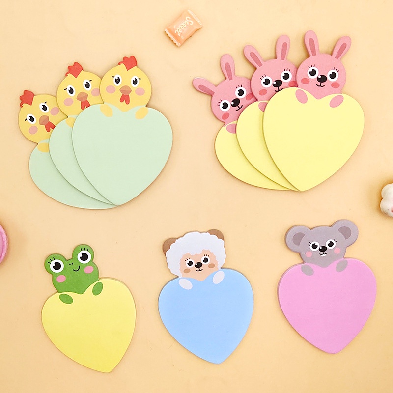 Set 25 Tờ Giấy Ghi Chú Hình Trái Cây Đáng Yêu