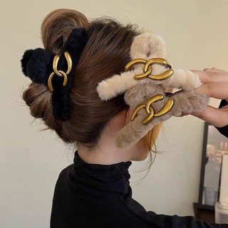 ( Bán buôn - Sỉ) Kẹp Tóc Càng Cua Phối Lông Ms02