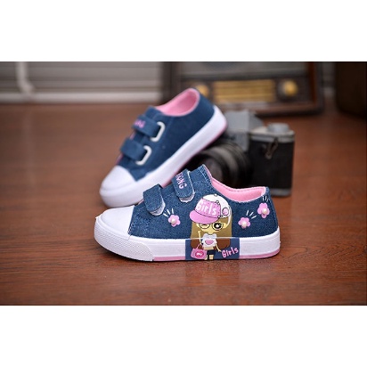 🔥Hot Sale🔥CUTE Giày vải dễ thương mới cho trẻ em học sinh thời trang giày thể thao cho trẻ em gái