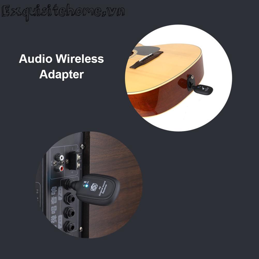 Hệ thống không dây a8 uhf bộ thu phát âm thanh nhận guitar điện