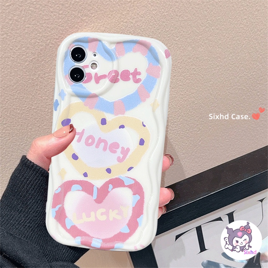 Ốp Lưng Vivo Y02T Y27 Y16 Y02s Y36 Y22 Y21s Y33s Y20 Y20i Y12s Y12A Y20G Y20s Y17 Y15s Y15A Y02 Y35 Y20 Y15 Y12 Y11 Y21 Y95 Y93 Y91 Y50 Y30 V27e V25e cartoon pink rabbit love 3d cream wave