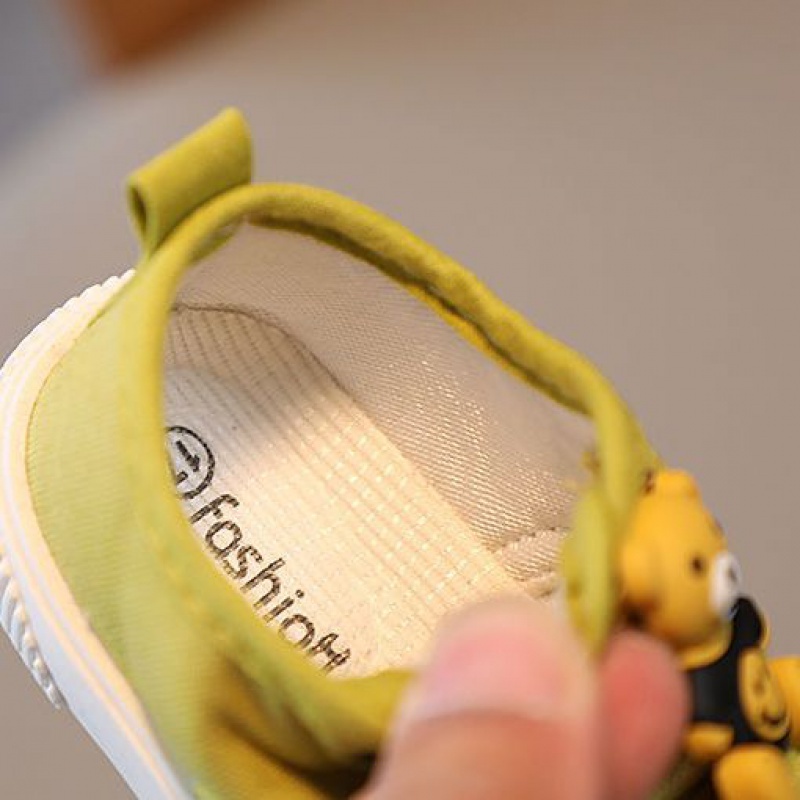 Giày Vải Canvas Đế Mềm Hai Lớp Thời Trang Mùa Thu Cho Bé Mẫu Giáo