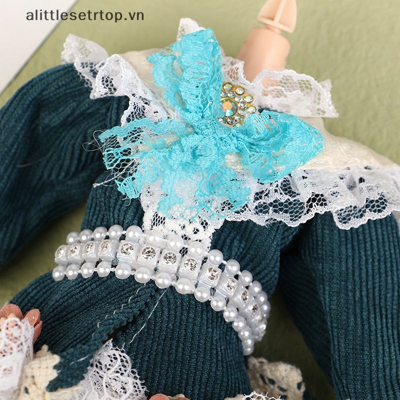 Alittlesetrtop váy búp bê thời trang búp bê quần áo phụ kiện đồ chơi cho 1/6 búp bê cô gái công chúa váy trẻ em ăn mặc đồ chơi.