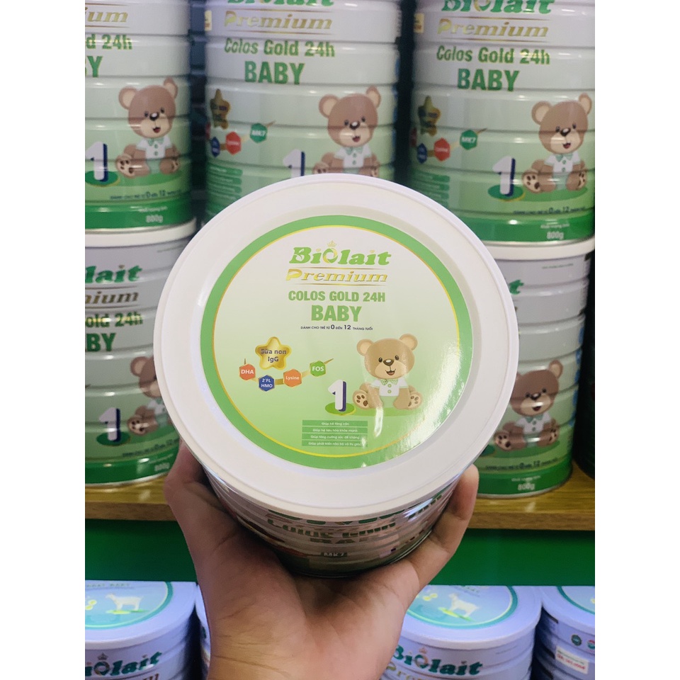Sữa Non Biolait Colos Gold 24H BABY Số 1 Giúp Tăng Cân, Tăng Sức Đề Kháng, Phát Triển Não Bộ Và Thị Giác